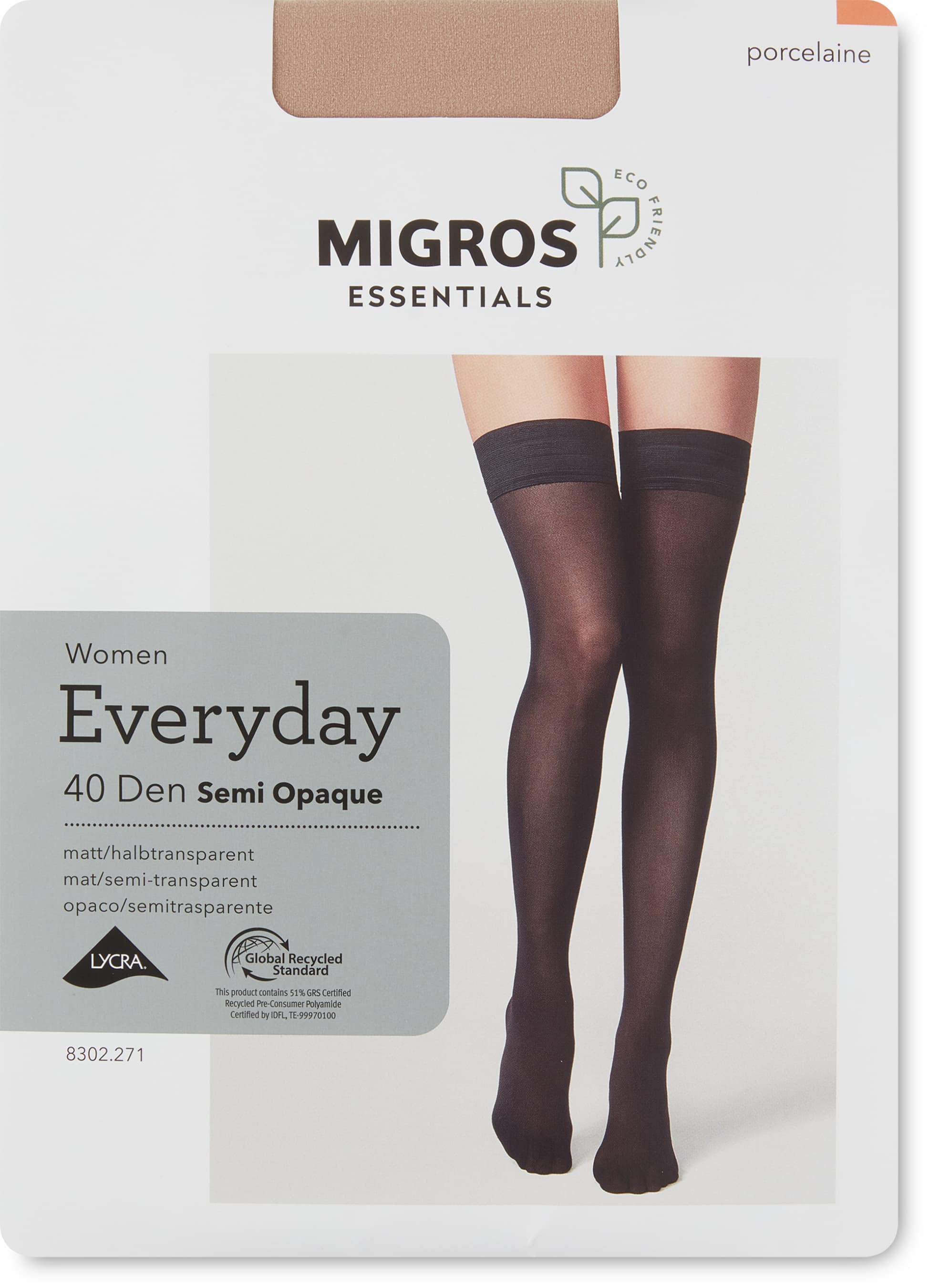 Damen Stay-Up Semi Opaque 40 Den